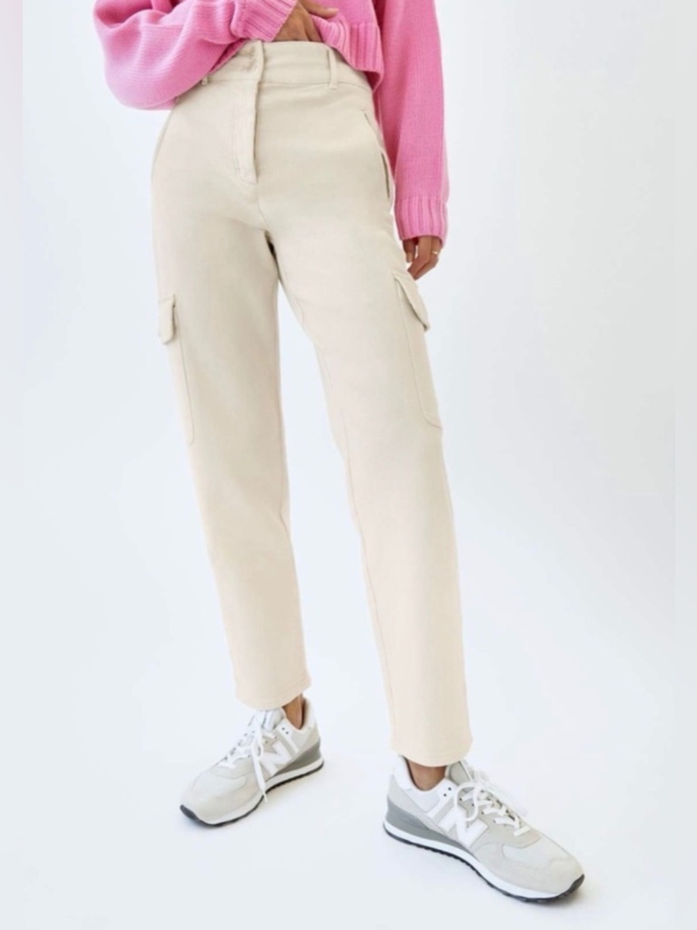 Aritzia Wilfred Free Modern Cargo Pant, Beige Khaki, sz 0